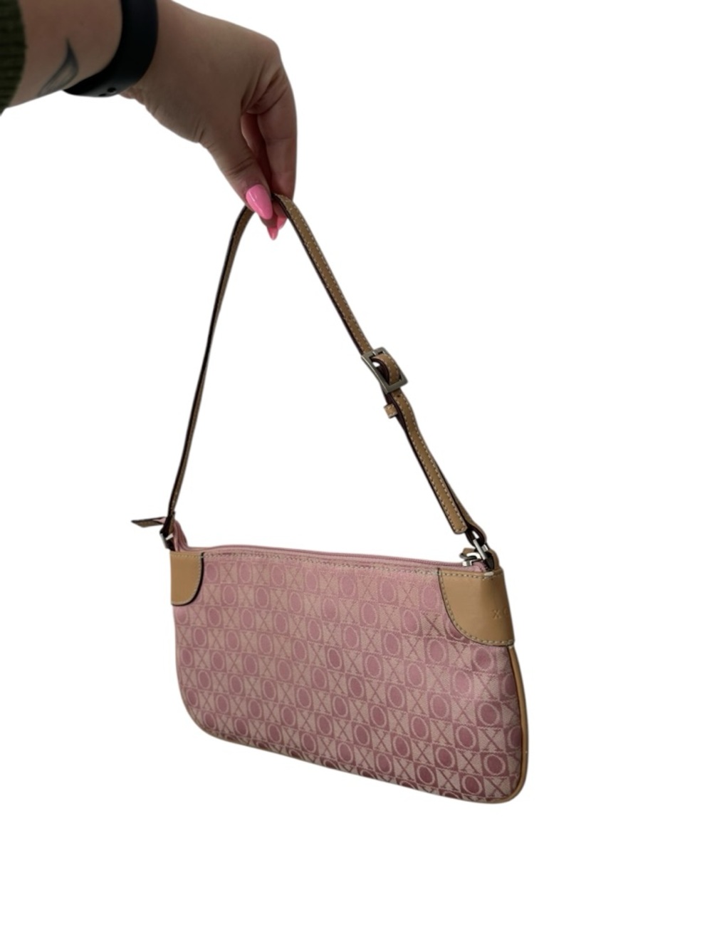 Y2K XOXO pink mini shoulder bag